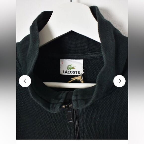 LACOSTE Vintage Mens 1/4 Zip Sweatshirt - XXL-Size 7 - Picture 5 of 6